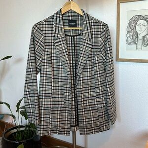 Liverpool Los Angeles Plaid Blazer